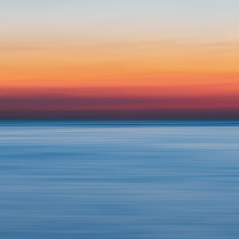Ocean sunset background